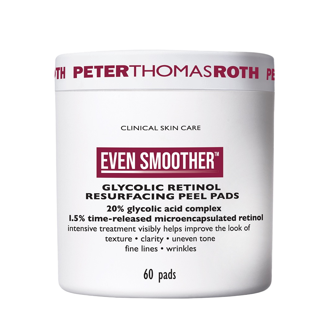 Скраб для лица even smoother glycolic retinol peel pads - 60 pcs Peter Thomas Roth, количество 1 шт.
Скраб для лица even smoother glycolic retinol peel pads - 60 pcs Peter Thomas Roth, количество 1 шт.