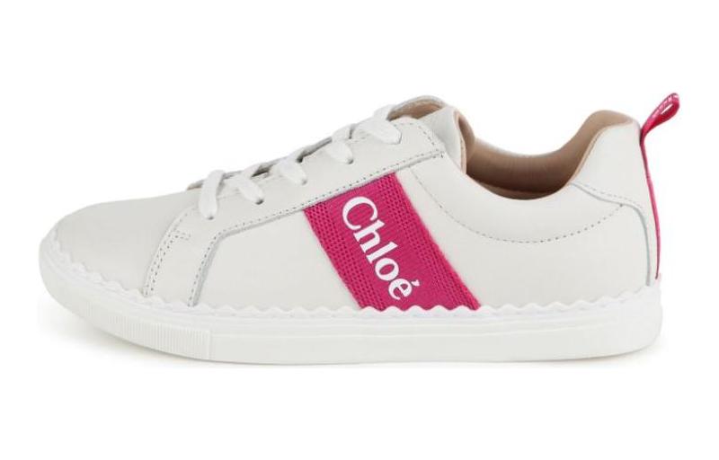 Chloé Детские низкие скейтбордистские кроссовки Chloe, белые
Chloé Детские низкие скейтбордистские кроссовки Chloe, белые