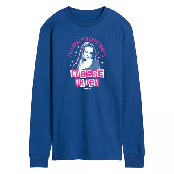 Мужская футболка с длинным рукавом и принтом «Рождественская картошка фри с сыром» от Dr. Girls Licensed Character, синий
Мужская футболка с длинным рукавом и принтом «Рождественская картошка фри с сыром» от Dr. Girls Licensed Character, синий