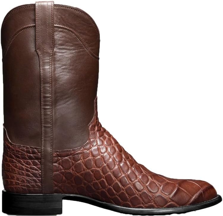 Мужские вестерн-сапоги XBTEVUDAK, винтажная кожа, повседневные сапоги с рисунком под змею, средние по голени, для верховой езды, осенне-зимние мужские сапоги, коричневый
Мужские вестерн-сапоги XBTEVUDAK, винтажная кожа, повседневные сапоги с рисунком под змею, средние по голени, для верховой езды, осенне-зимние мужские сапоги, коричневый