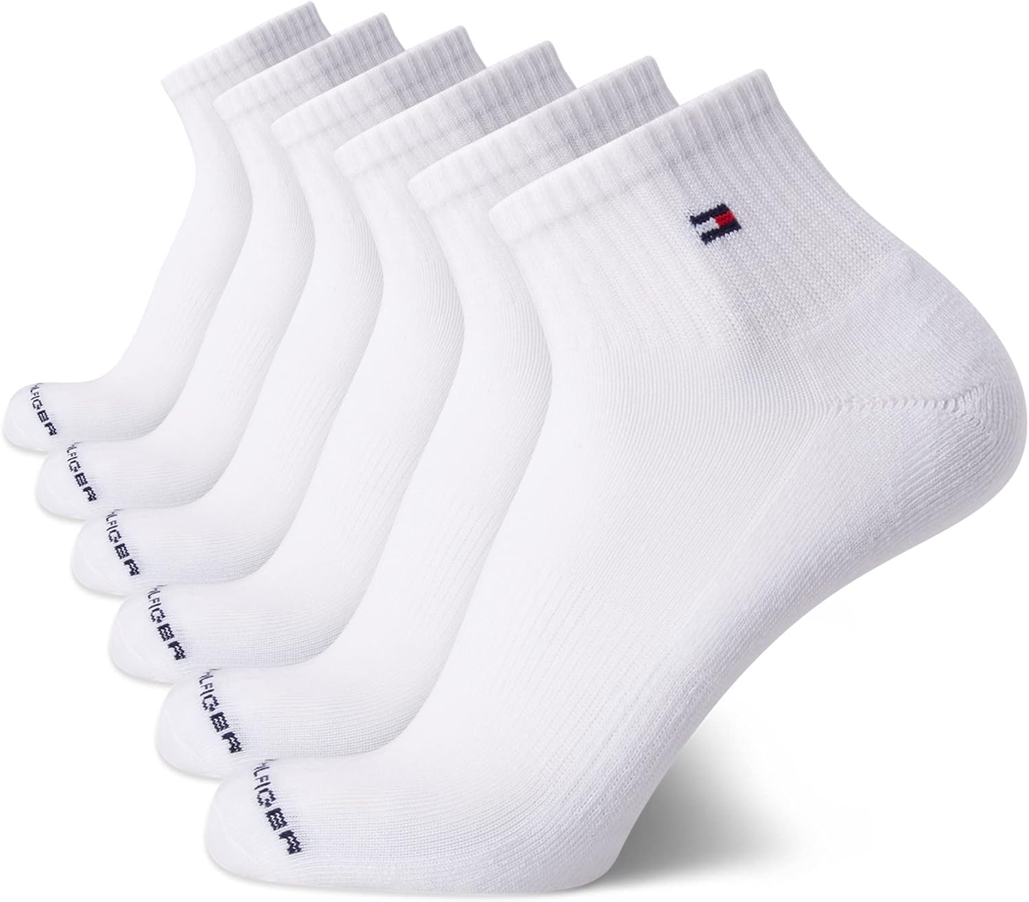 Мужские дышащие носки Tommy Hilfiger с мягкой подошвой - 6 шт., White
Мужские дышащие носки Tommy Hilfiger с мягкой подошвой - 6 шт., White