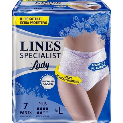 Брюки Lines Specialist Plus Urine Damenbinden, размер L
Брюки Lines Specialist Plus Urine Damenbinden, размер L