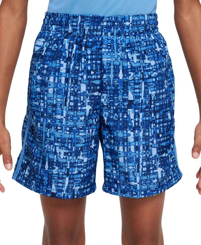 Шорты Big Boys Dri-FIT с принтом Nike, синий
Шорты Big Boys Dri-FIT с принтом Nike, синий