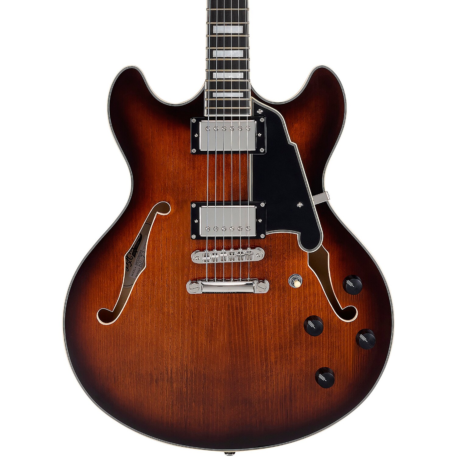 Полуполая электрогитара D'Angelico Premier DC Brown Burst 
Полуполая электрогитара D'Angelico Premier DC Brown Burst