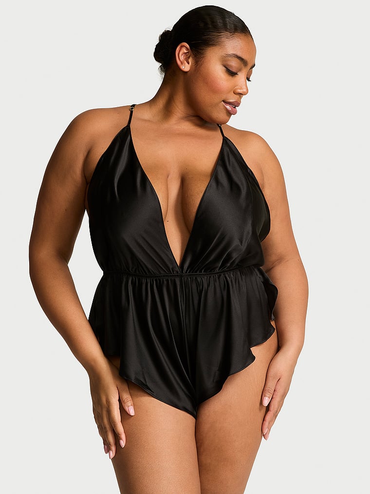 Атласный комбинезон-крылышки Victoria'S Secret, черный
Атласный комбинезон-крылышки Victoria'S Secret, черный