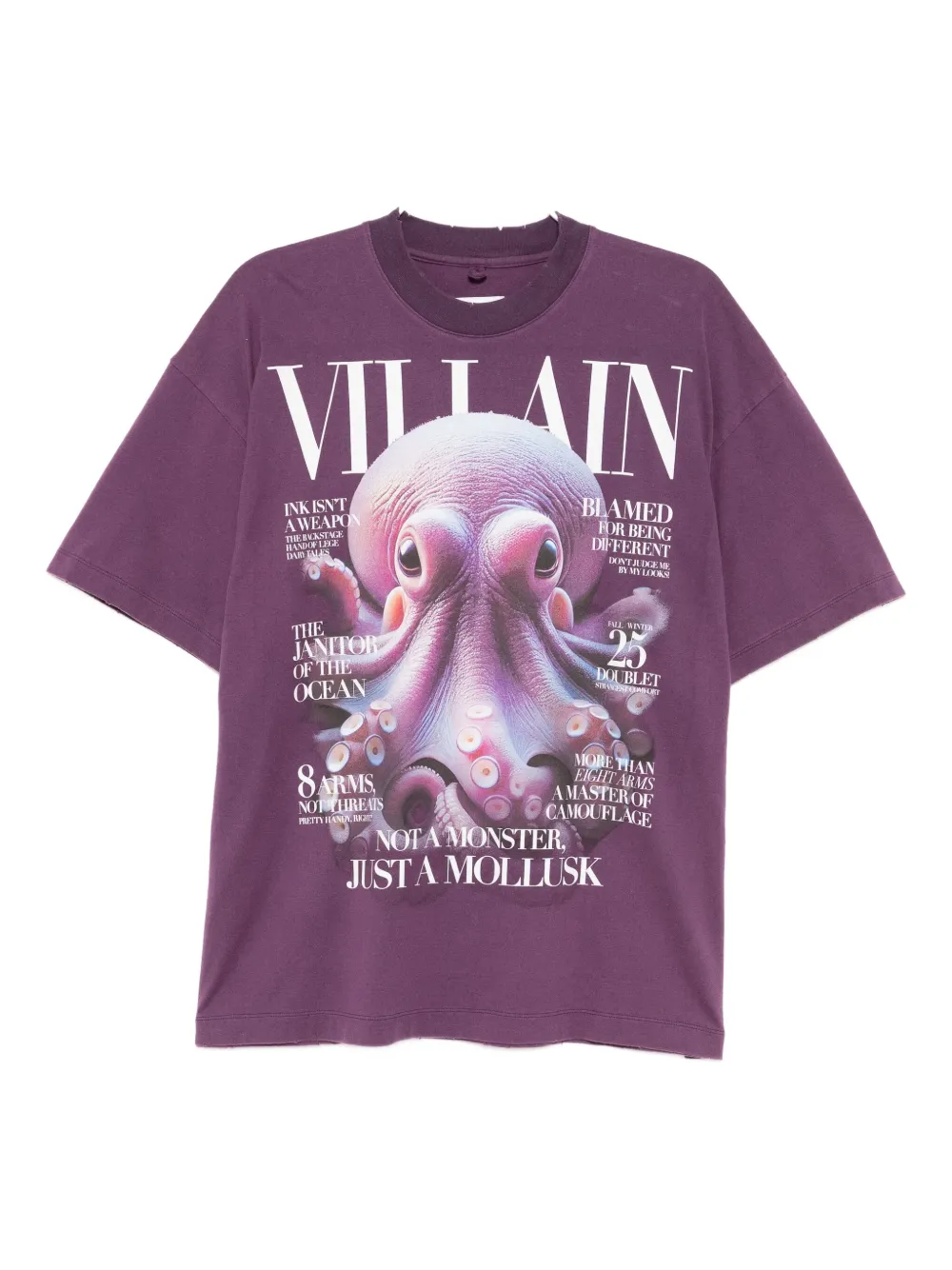 Футболка злодея Doublet, фиолетовый
Футболка злодея Doublet, фиолетовый