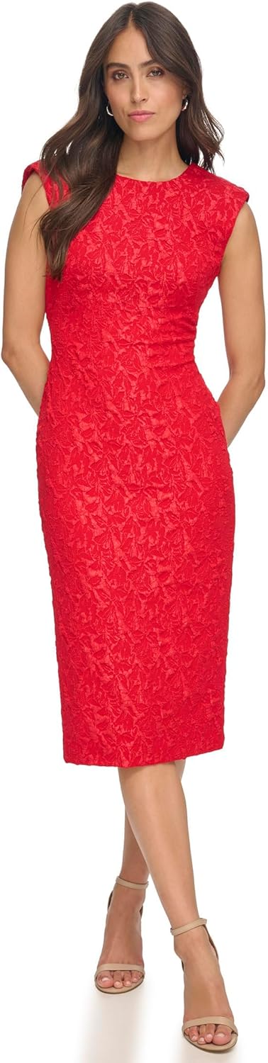 Calvin Klein Женское кружевное фактурное миди, Red
Calvin Klein Женское кружевное фактурное миди, Red