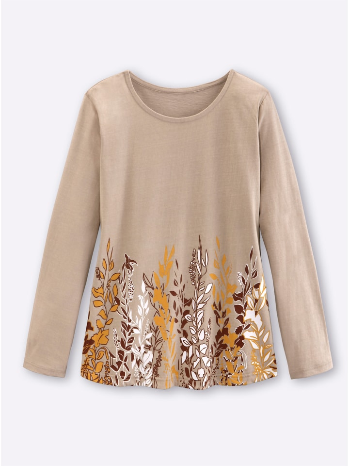 Рубашка с длинными рукавами в кунжутном цвете Sieh an!
Рубашка с длинными рукавами в кунжутном цвете Sieh an!