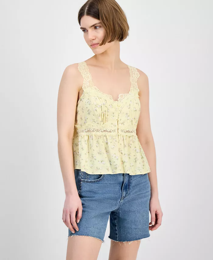 И теперь этот женский топ с кружевной отделкой и цветочным принтом в стиле пеплум Macy's, желтый
И теперь этот женский топ с кружевной отделкой и цветочным принтом в стиле пеплум Macy's, желтый