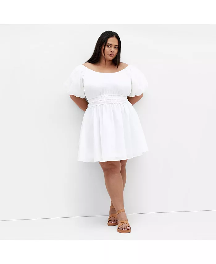 Женское платье Лилиан CITY CHIC, слоновая кость/кремовый 
Женское платье Лилиан CITY CHIC, слоновая кость/кремовый