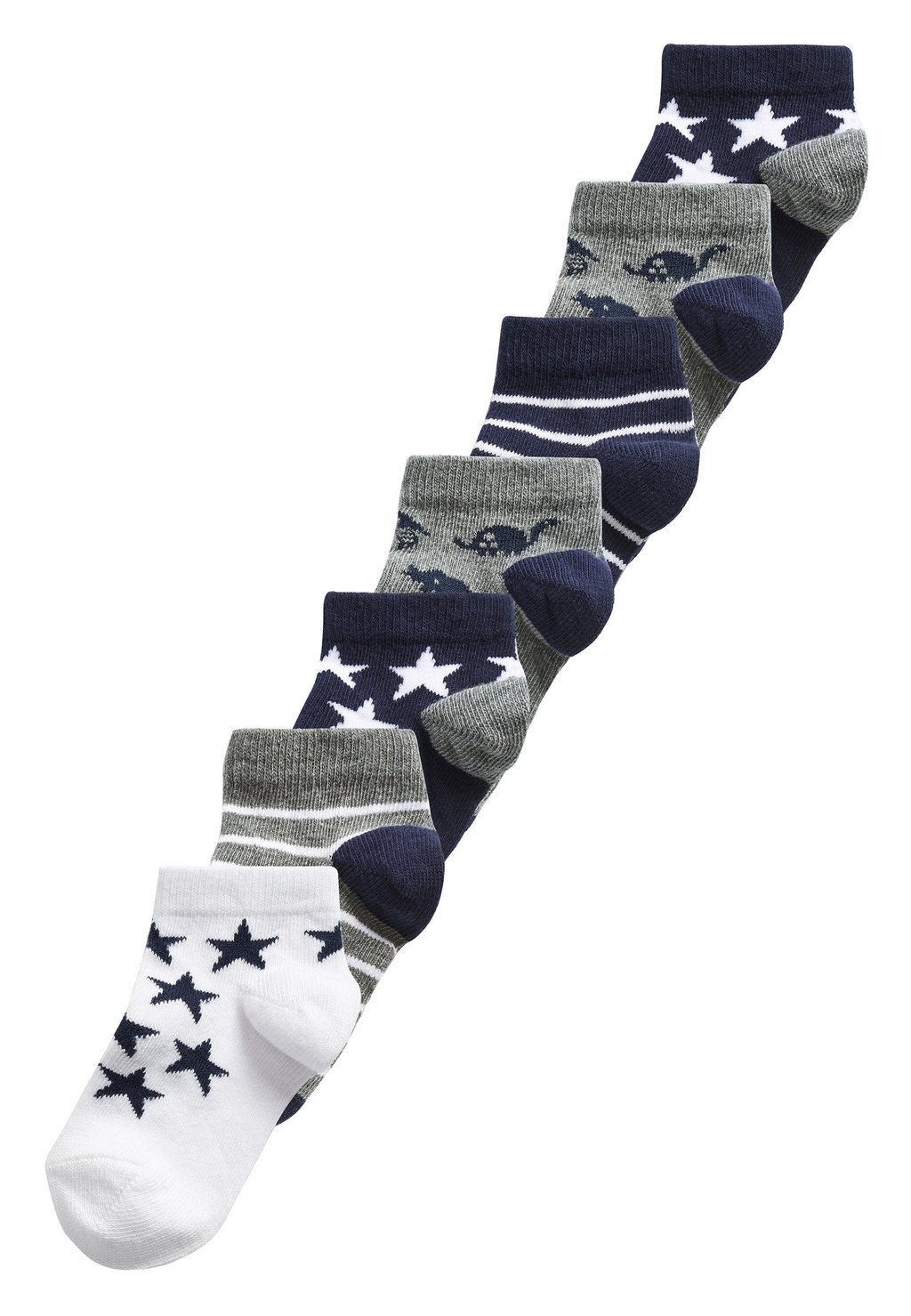 Носки 7 PACK RICH DINOSAUR/STAR Next, синий
Носки 7 PACK RICH DINOSAUR/STAR Next, синий