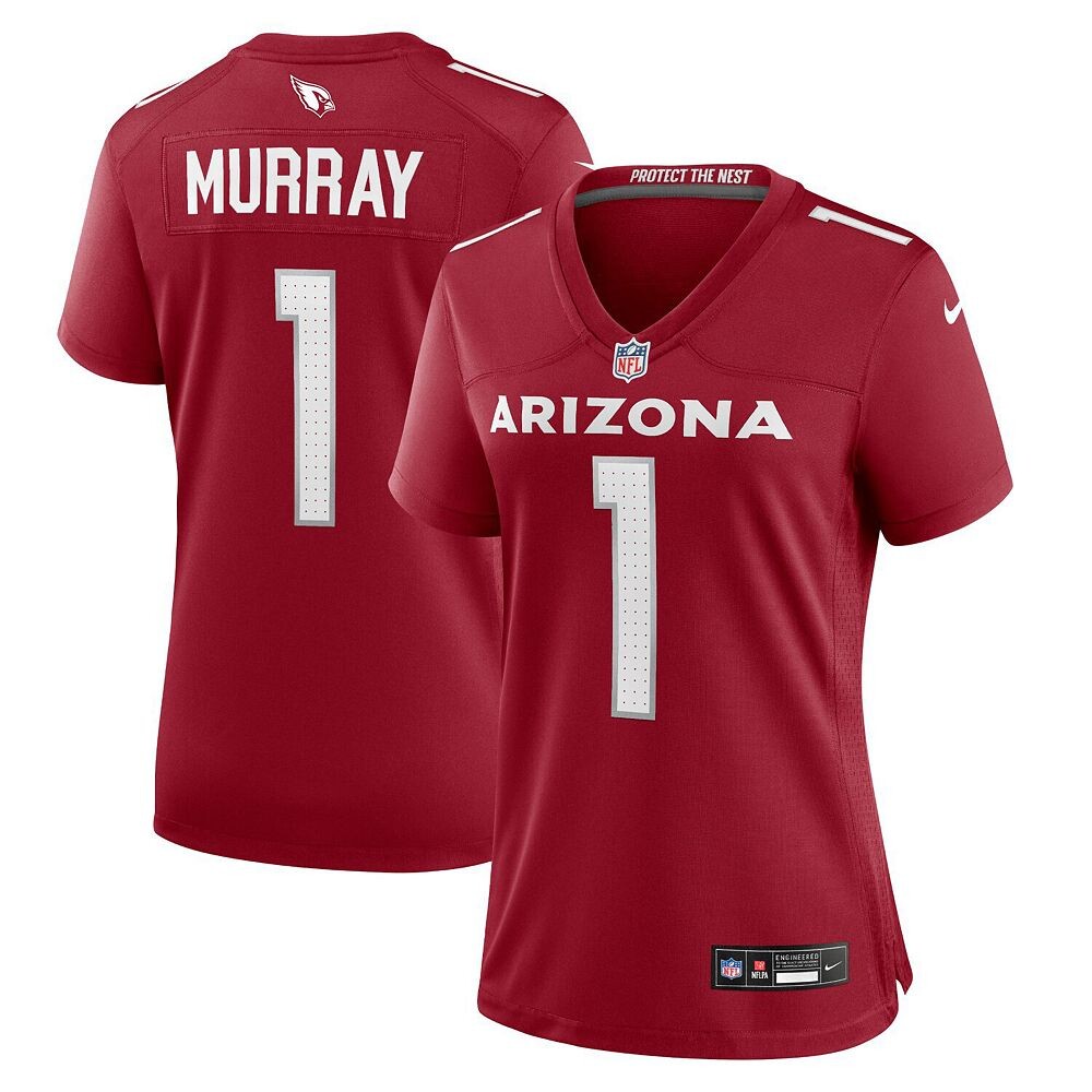 Женское джерси Nike Kyler Murray Cardinal Arizona Cardinals Game Player, цвет Acr Red
Женское джерси Nike Kyler Murray Cardinal Arizona Cardinals Game Player, цвет Acr Red