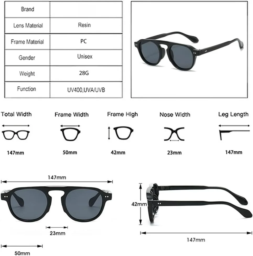 Солнцезащитные очки в стиле ретро с заклепками, квадратная форма, женские, защита от УФ-излучения UV400, модные мужские, прозрачная оправа SKFGNX, Tea Clear
Солнцезащитные очки в стиле ретро с заклепками, квадратная форма, женские, защита от УФ-излучения UV400, модные мужские, прозрачная оправа SKFGNX, Tea Clear