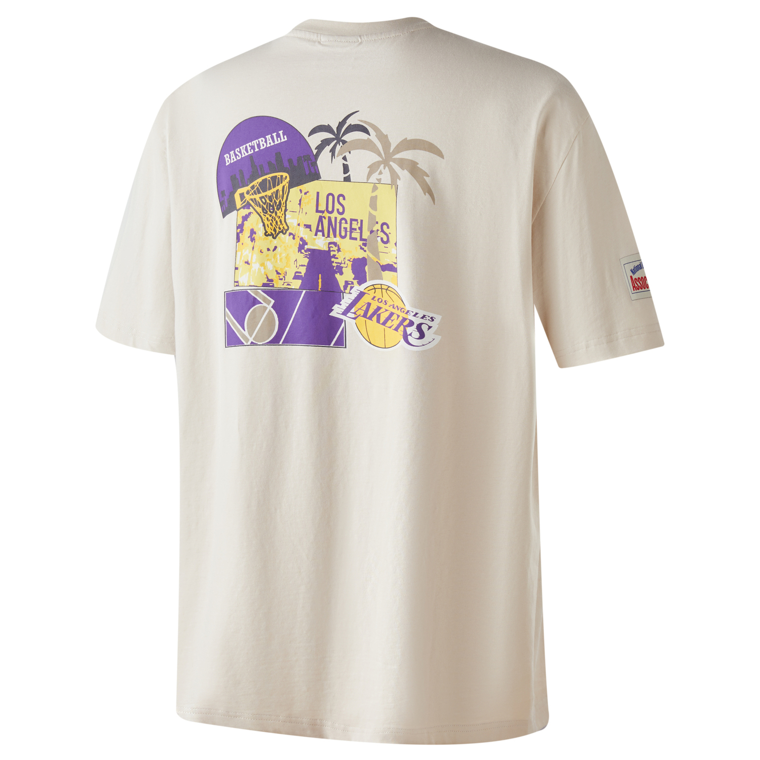 Футболка унисекс светло-серая белая NBA
Футболка унисекс светло-серая белая NBA