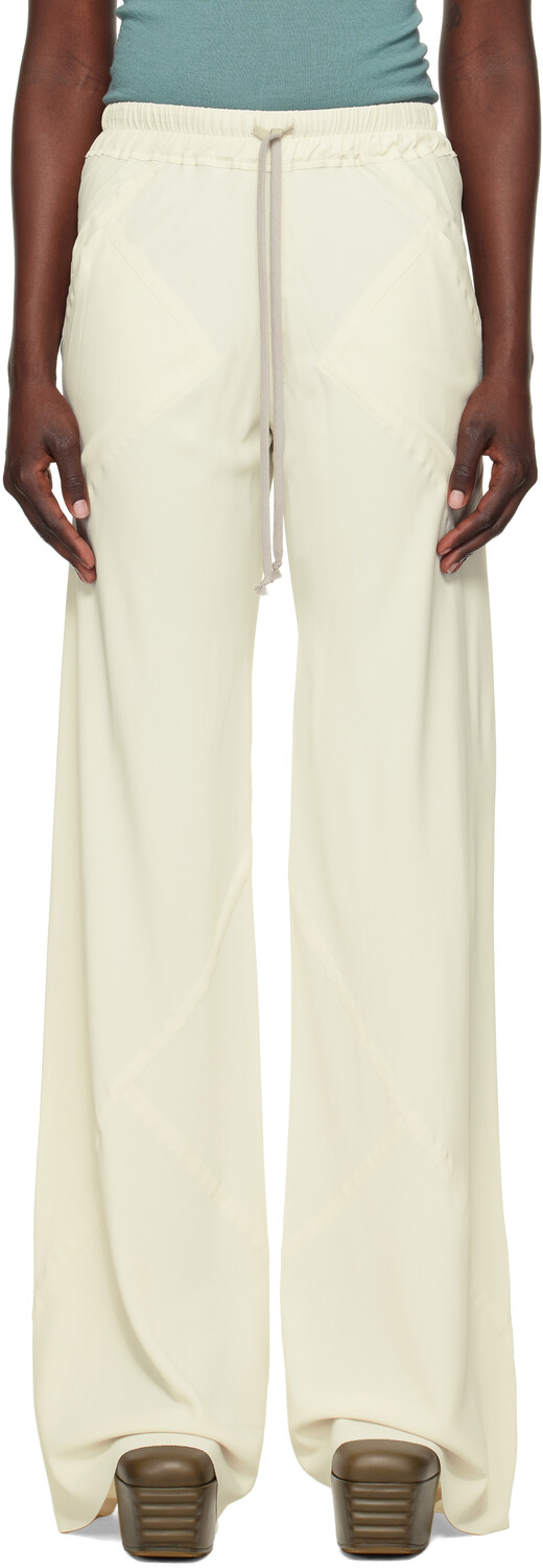 Брюки Off-White Hollywood с завязками на завязках и косой талией Rick Owens
Брюки Off-White Hollywood с завязками на завязках и косой талией Rick Owens