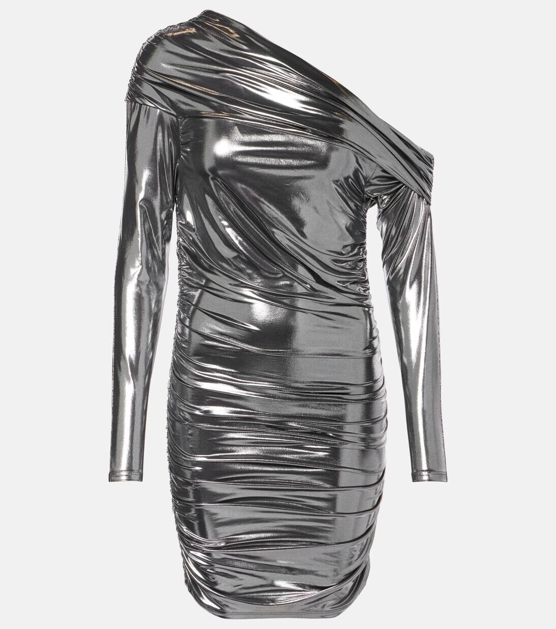 Трикотажное мини-платье на одно плечо The Sei, цвет silver foil
Трикотажное мини-платье на одно плечо The Sei, цвет silver foil