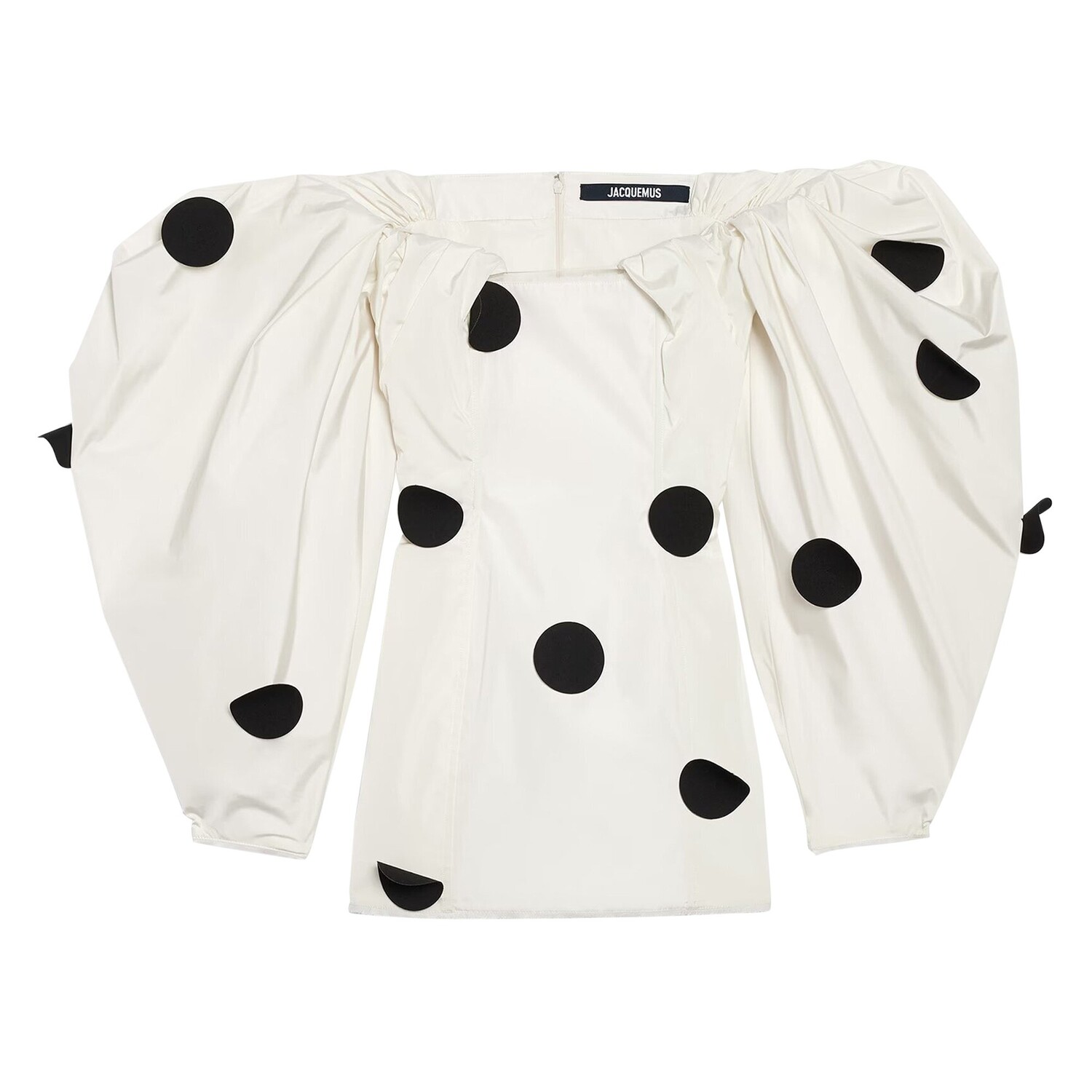 Платье из тафты Jacquemus La Robe Off White/Black
Платье из тафты Jacquemus La Robe Off White/Black