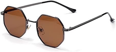 Солнцезащитные очки в ретро-стиле 2027 года с металлической оправой в форме шестиугольника, модные, цвет розовое золото, зеркальные, защита от УФ-излучения UV400 MTZJH, Gun Tea
Солнцезащитные очки в ретро-стиле 2027 года с металлической оправой в форме шестиугольника, модные, цвет розовое золото, зеркальные, защита от УФ-излучения UV400 MTZJH, Gun Tea