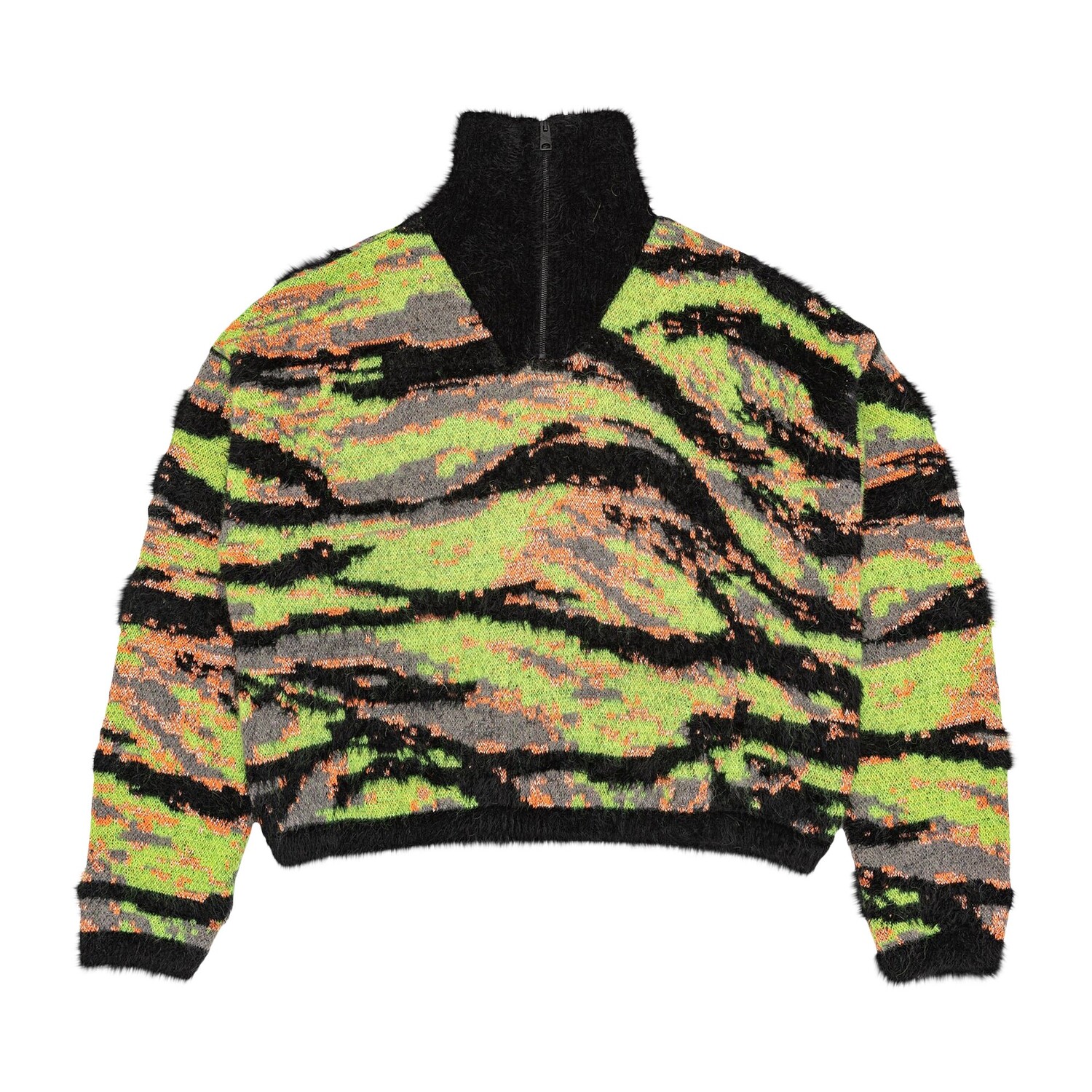 Жаккардовый свитер ERL Tiger Green Rave Camo
Жаккардовый свитер ERL Tiger Green Rave Camo
