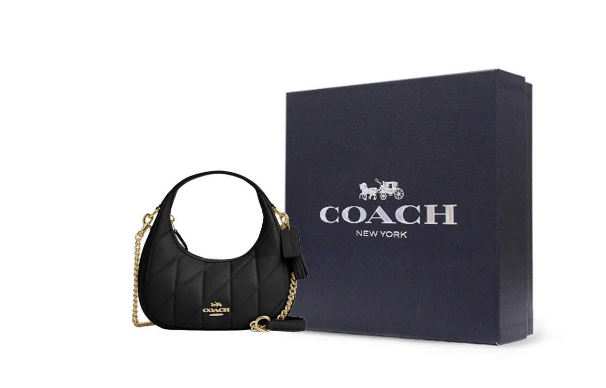 COACH Овчинная цепочка мини-сумка через плечо женская черная
COACH Овчинная цепочка мини-сумка через плечо женская черная