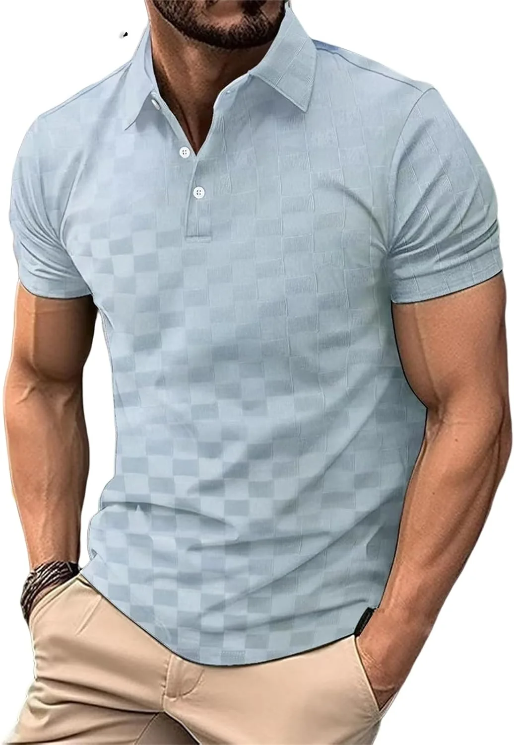 Мужская поло 2024 с коротким рукавом, Casual, в клетку, Slim Fit KGKQHKQ
Мужская поло 2024 с коротким рукавом, Casual, в клетку, Slim Fit KGKQHKQ