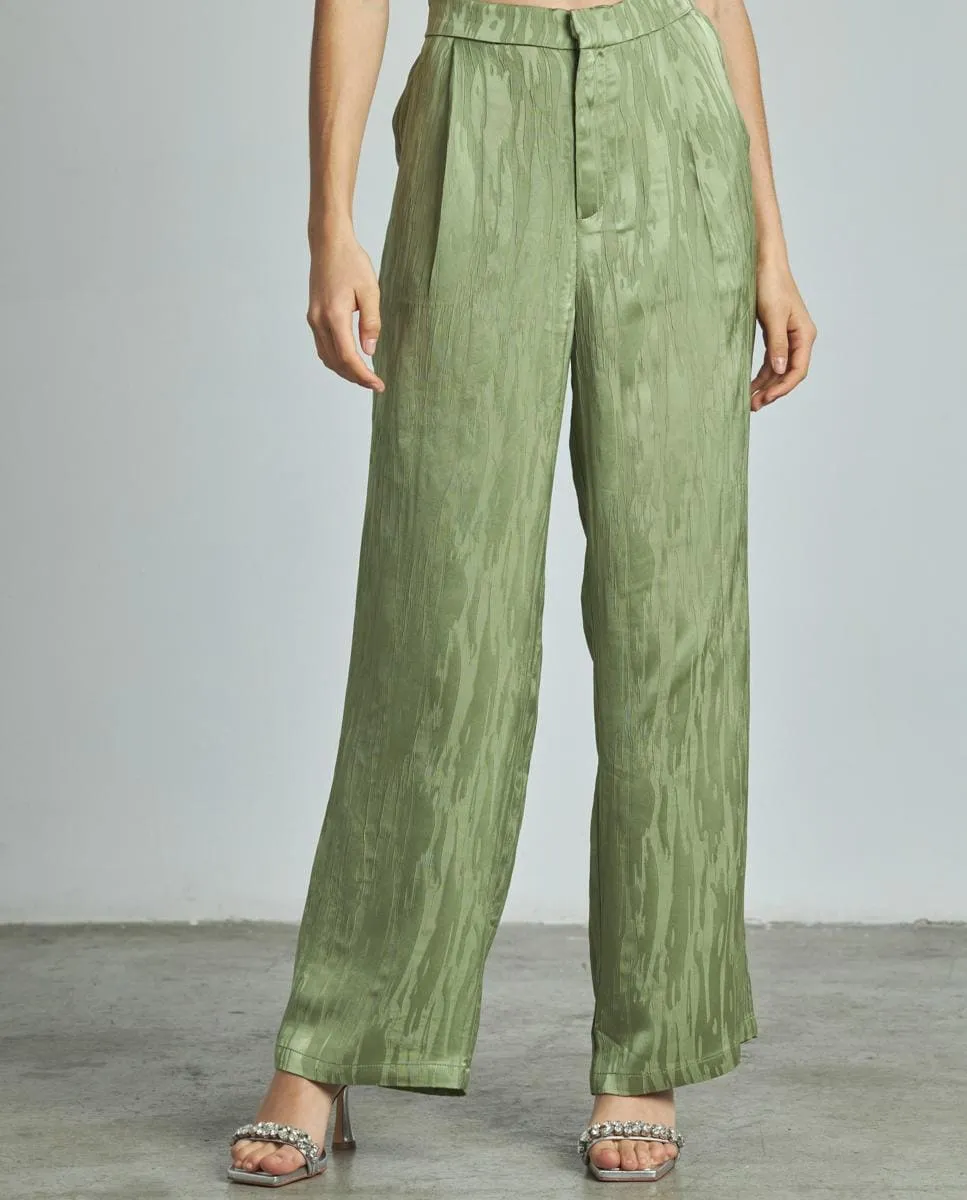 Женские брюки прямого кроя с фактурой и высокой талией Alma en Pena, зеленый
Женские брюки прямого кроя с фактурой и высокой талией Alma en Pena, зеленый