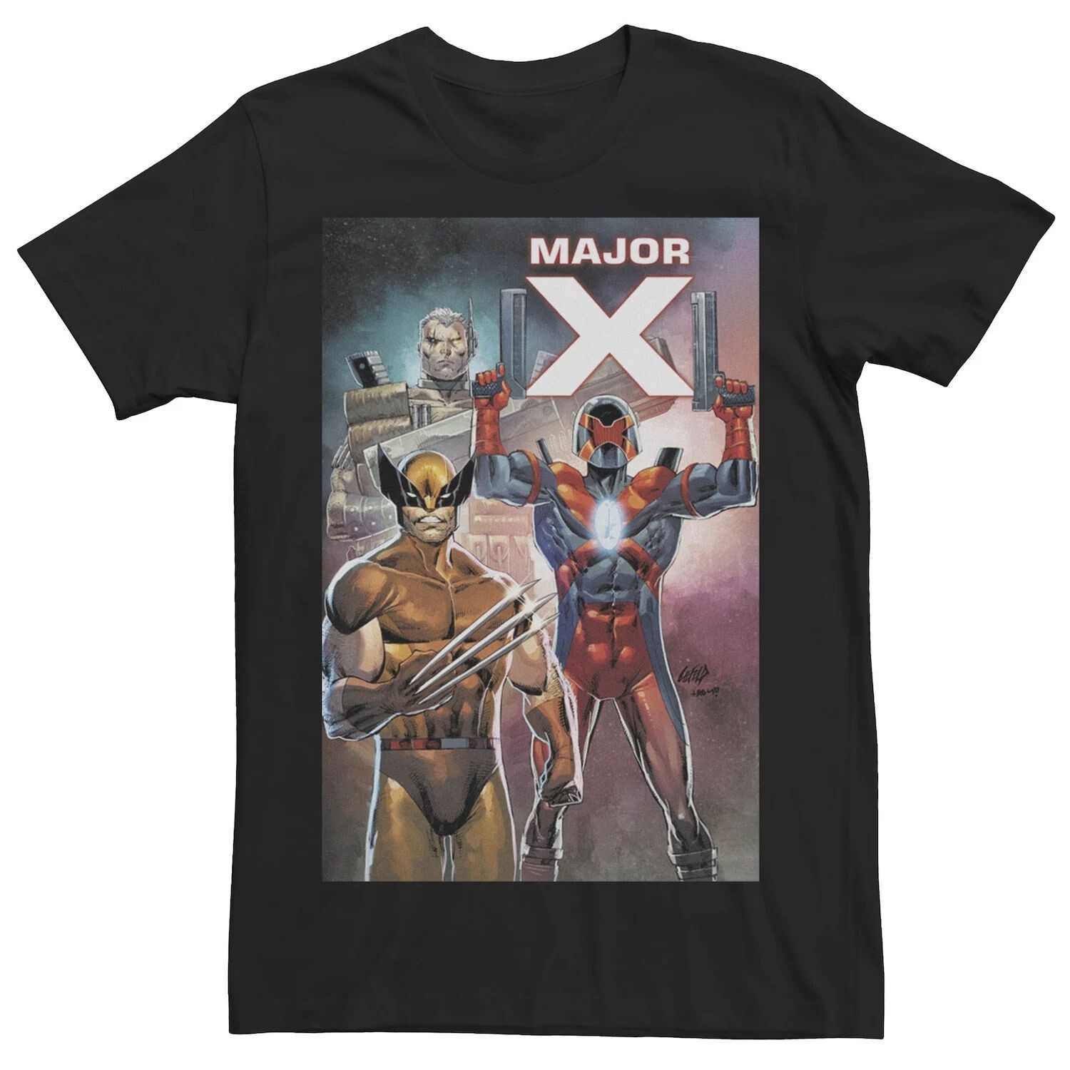 Мужская футболка Marvel Major X Union с обложкой комиксов в виде кабеля Licensed Character
Мужская футболка Marvel Major X Union с обложкой комиксов в виде кабеля Licensed Character