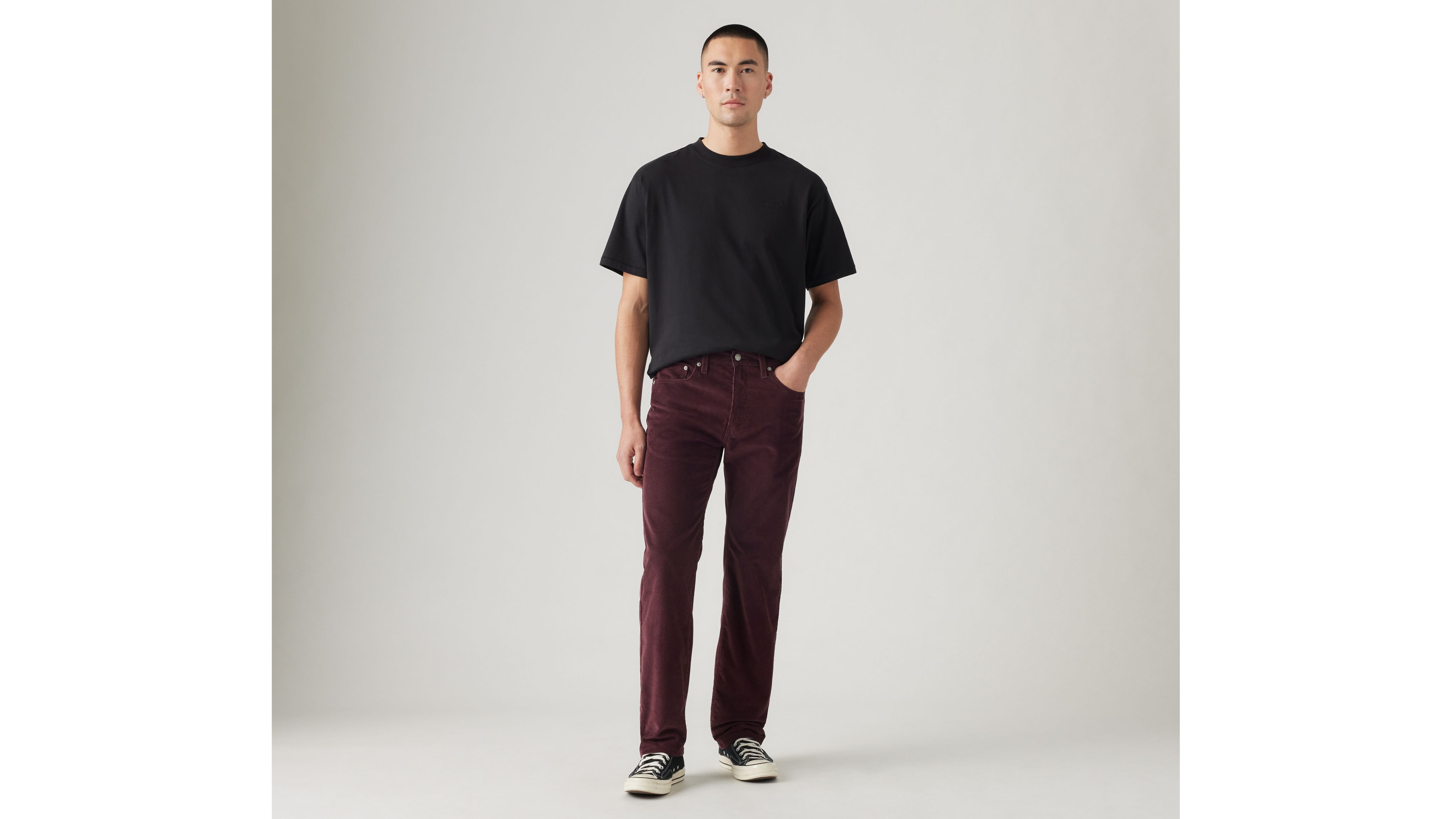 505 Мужские джинсы вельветовые, стандартного кроя Levi's, цвет Deep Burgundy - Red - Stretch
505 Мужские джинсы вельветовые, стандартного кроя Levi's, цвет Deep Burgundy - Red - Stretch