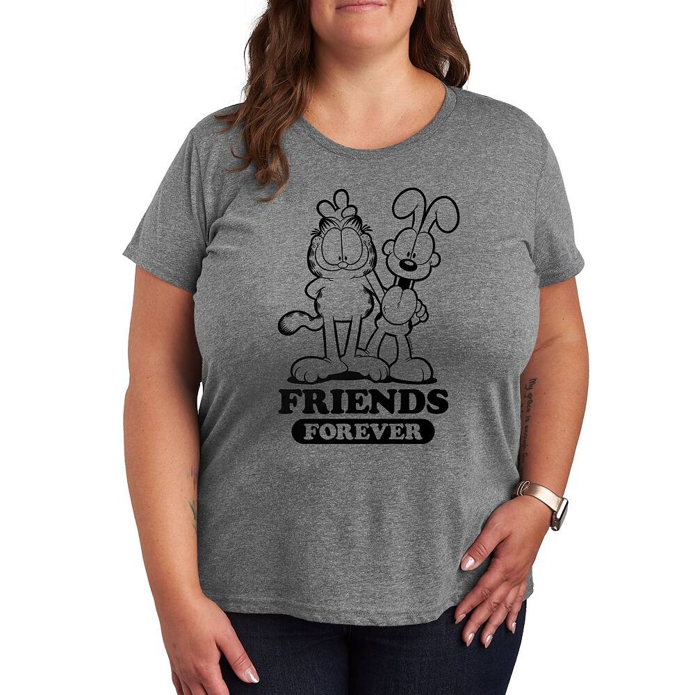 Футболка с рисунком Plus Garfield Friends Forever Licensed Character, цвет Heather Gray
Футболка с рисунком Plus Garfield Friends Forever Licensed Character, цвет Heather Gray