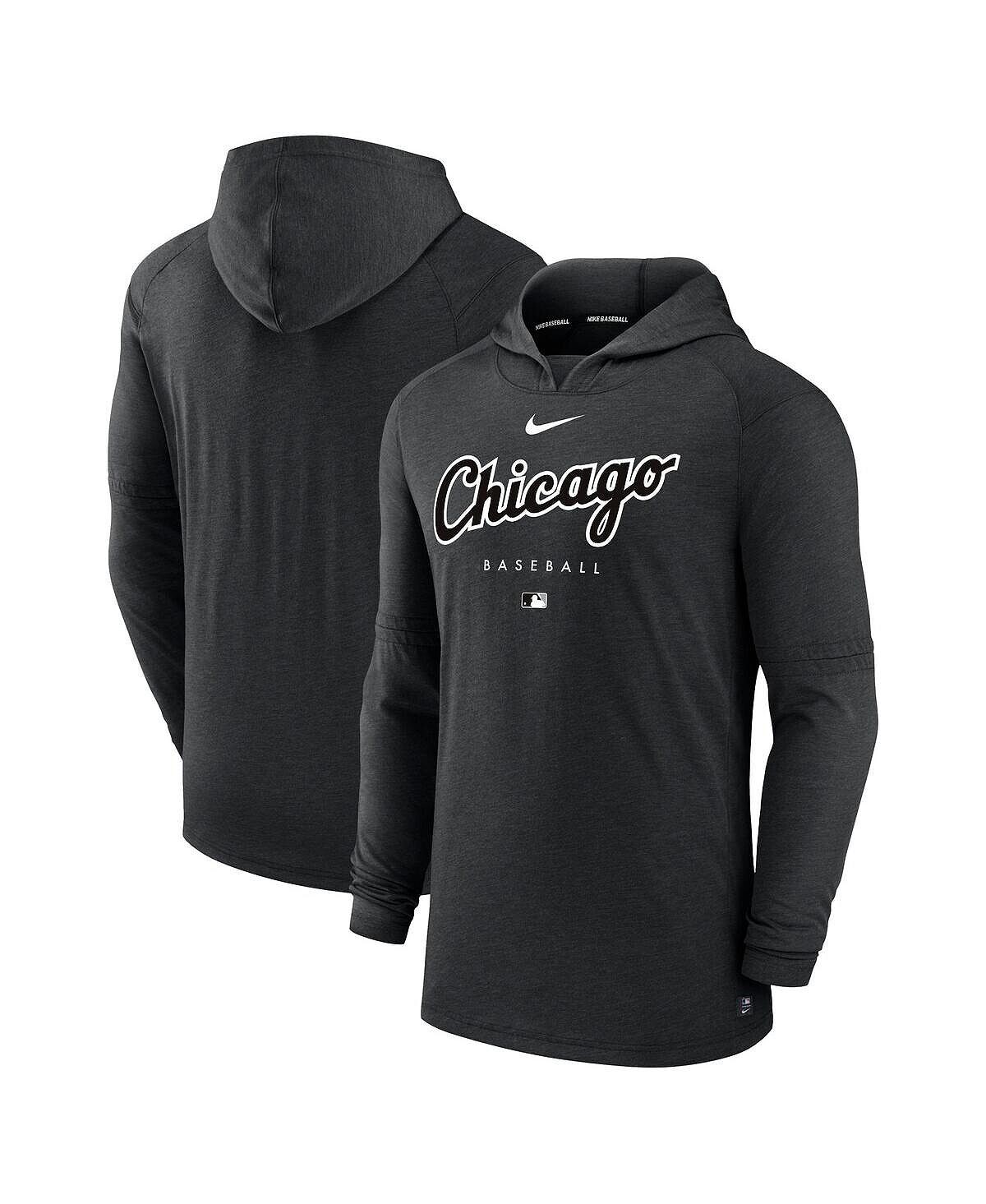 Мужская толстовка с капюшоном из аутентичной коллекции Heather Black Chicago White Sox Early Work Tri-Blend Performance Pullover Nike
Мужская толстовка с капюшоном из аутентичной коллекции Heather Black Chicago White Sox Early Work Tri-Blend Performance Pullover Nike