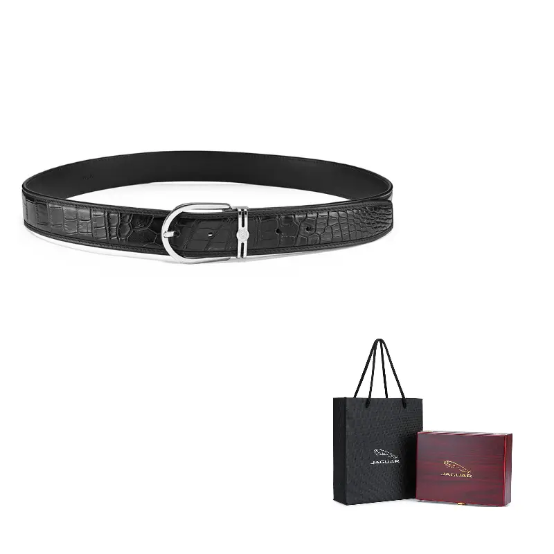 JAGUAR Мужской кожаный ремень с пряжкой из крокодиловой кожи деловой люкс 3.4 см, Chromium
JAGUAR Мужской кожаный ремень с пряжкой из крокодиловой кожи деловой люкс 3.4 см, Chromium