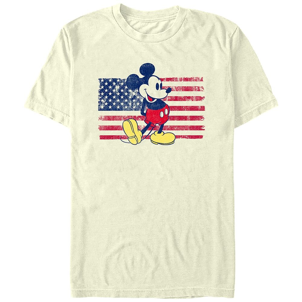 Мужская футболка с изображением флага США Disney's Mickey Mouse, цвет Natural
Мужская футболка с изображением флага США Disney's Mickey Mouse, цвет Natural