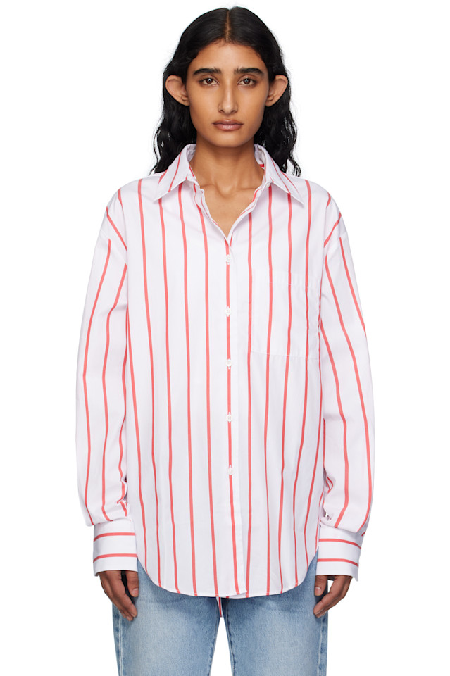 Полосатая хлопковая рубашка Lui The Frankie Shop, мультиколор
Полосатая хлопковая рубашка Lui The Frankie Shop, мультиколор