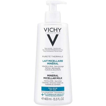 Puret Thermale Минеральное мицеллярное молочко для сухой кожи 400мл, Vichy
Puret Thermale Минеральное мицеллярное молочко для сухой кожи 400мл, Vichy