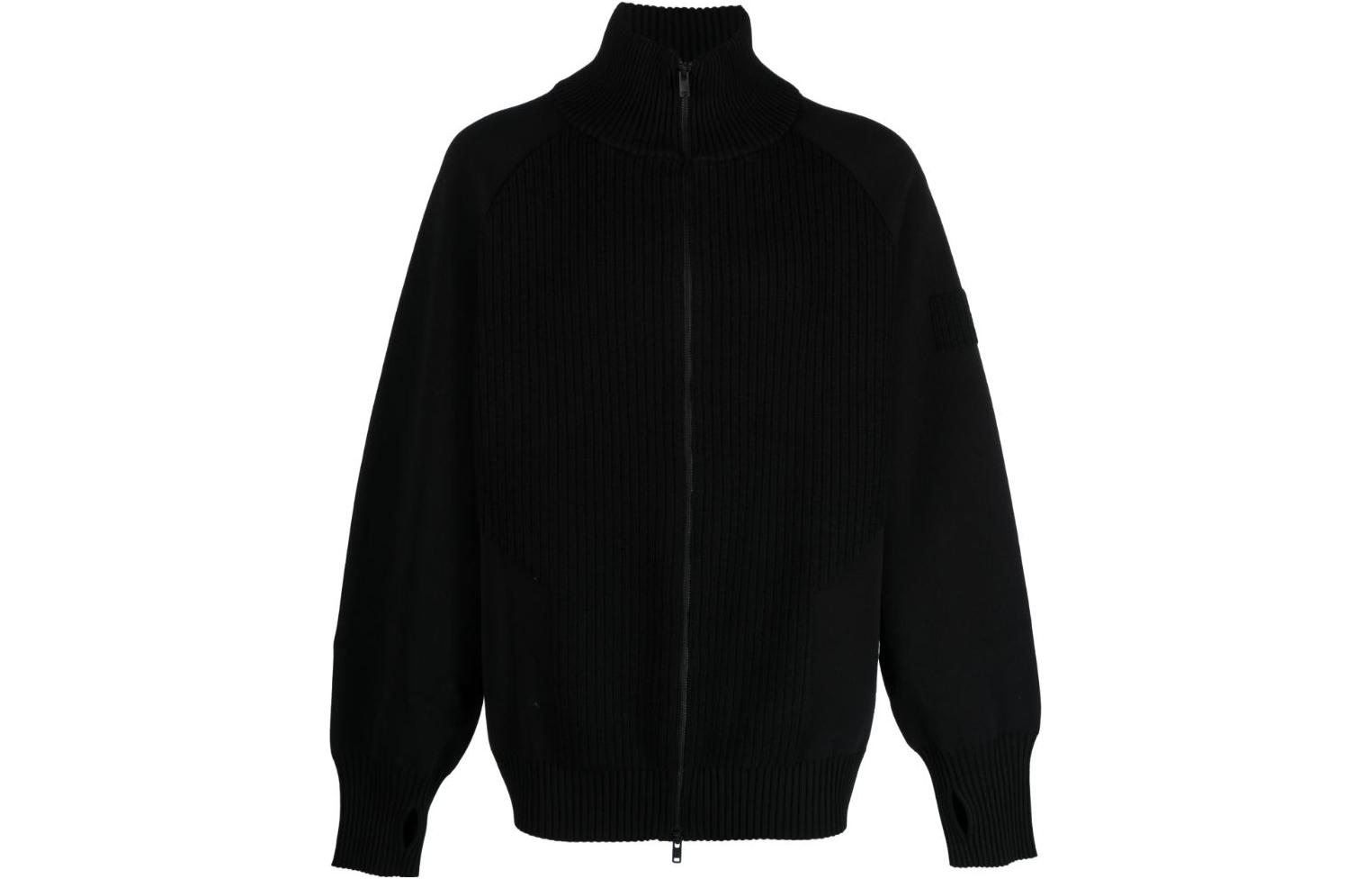 Свитшот вязаный на молнии Y-3, черный
Свитшот вязаный на молнии Y-3, черный