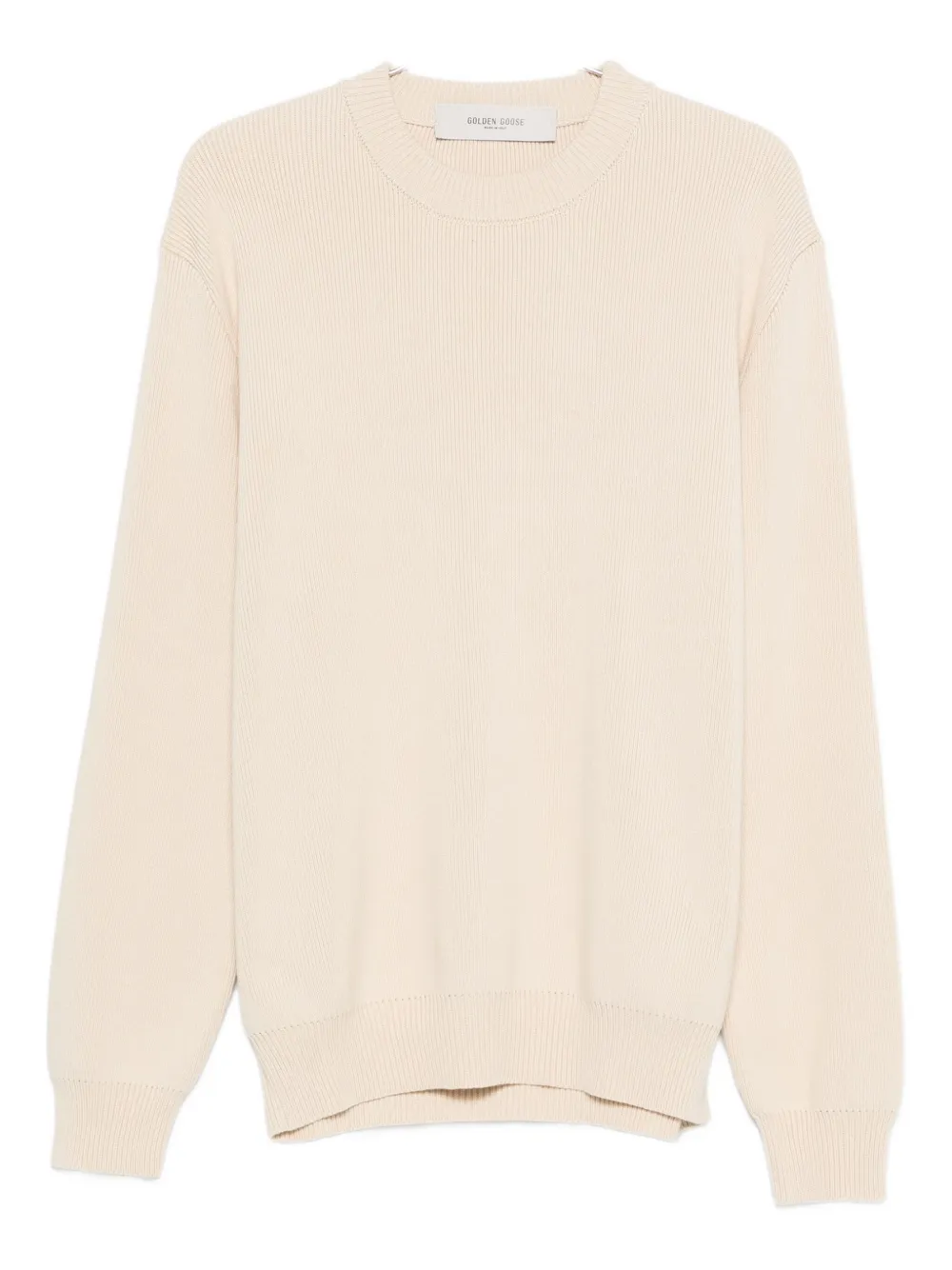 Свитер в рубчик с круглым вырезом GOLDEN GOOSE, нейтральный
Свитер в рубчик с круглым вырезом GOLDEN GOOSE, нейтральный