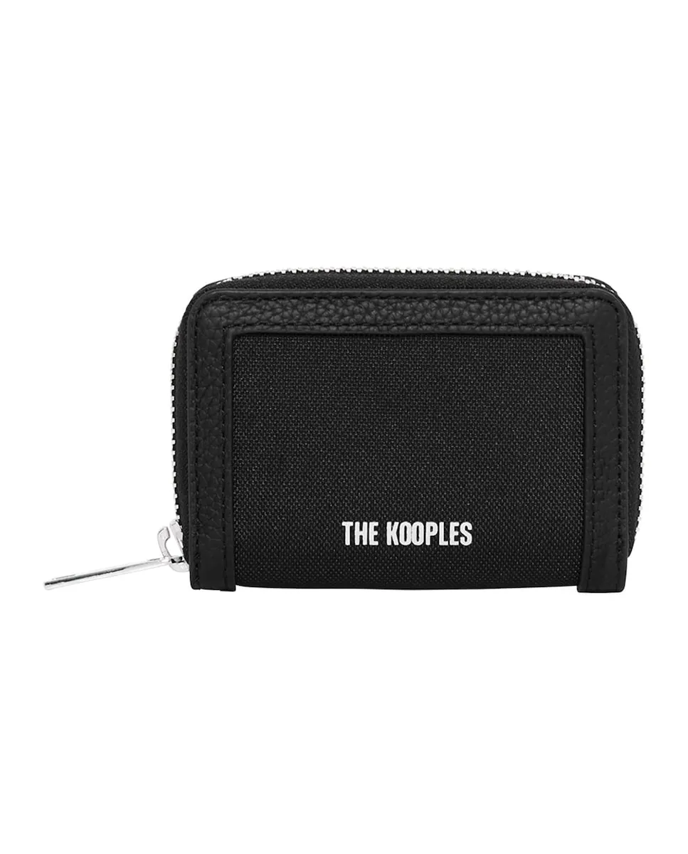 Мужской кошелек из холста и зернистой кожи The Kooples, черный
Мужской кошелек из холста и зернистой кожи The Kooples, черный