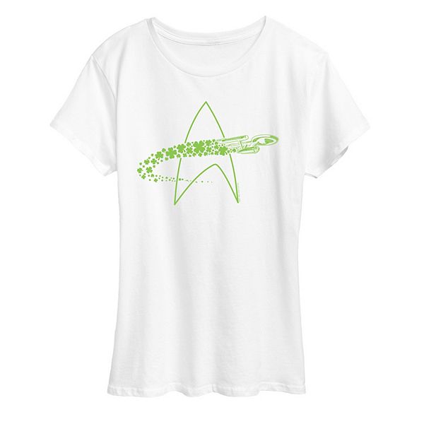 Футболка женская Star Trek USS Enterprise Shamrocks Licensed Character, White, Белый, Футболка женская Star Trek USS Enterprise Shamrocks Licensed Character, White
Футболка женская Star Trek USS Enterprise Shamrocks Licensed Character, White, Белый, Футболка женская Star Trek USS Enterprise Shamrocks Licensed Character, White