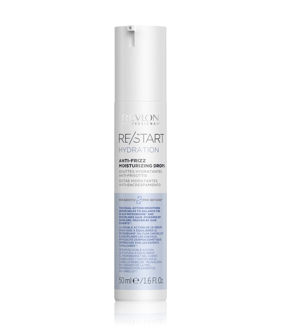 Сыворотка для волос Revlon Professional Re/Start HYDRATION Anti-Frizz Moisturizing Drops, 50 ml
Сыворотка для волос Revlon Professional Re/Start HYDRATION Anti-Frizz Moisturizing Drops, 50 ml