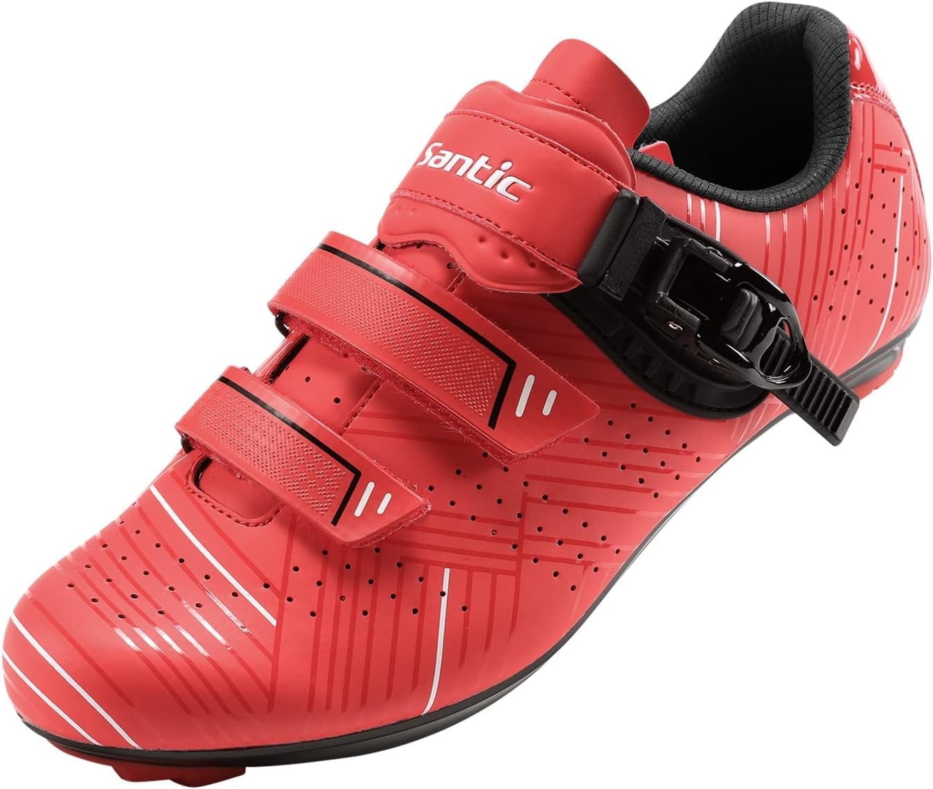 Мужские велотуфли Santic для шоссейного велоспорта с пряжкой - Roadway, новые, красный
Мужские велотуфли Santic для шоссейного велоспорта с пряжкой - Roadway, новые, красный