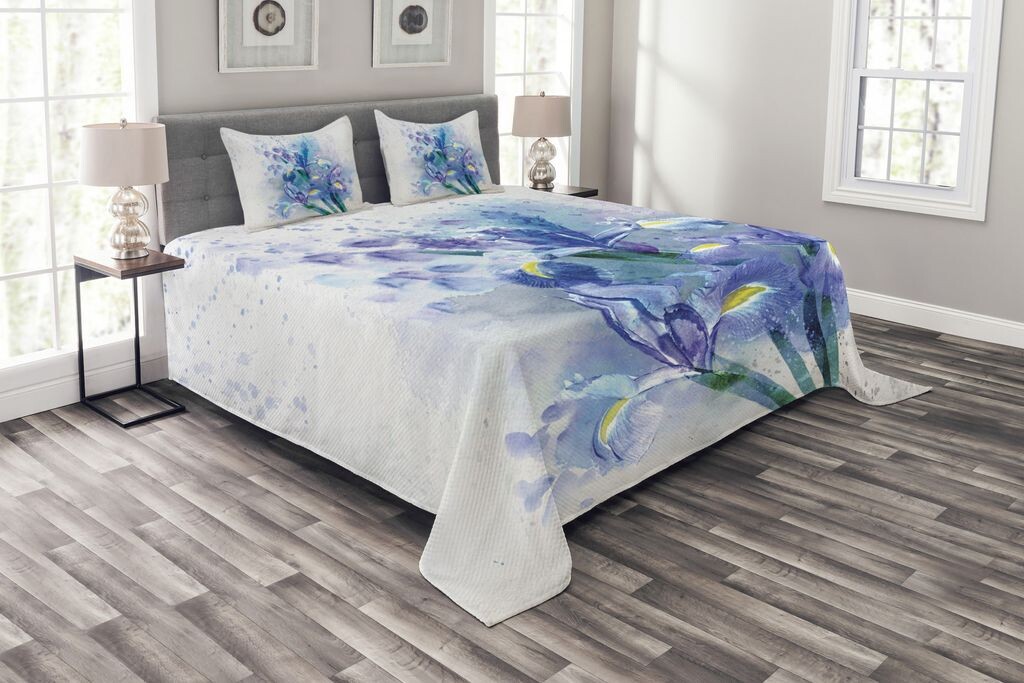 ABAKUHAUS Комплект покрывала Flower, Iris Fresh Colors, комплект с моющимися наволочками, для односпальных кроватей 264 x 220 см, фиолетовый бирюзовый, экрю
ABAKUHAUS Комплект покрывала Flower, Iris Fresh Colors, комплект с моющимися наволочками, для односпальных кроватей 264 x 220 см, фиолетовый бирюзовый, экрю