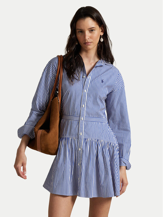 Платье-рубашка regular fit 211972052001 Polo Ralph Lauren, синий
Платье-рубашка regular fit 211972052001 Polo Ralph Lauren, синий