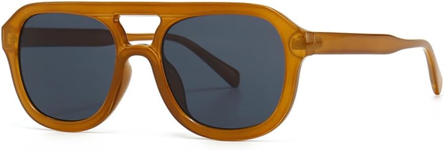 Солнцезащитные очки в стиле ретро и модерн, квадратной формы, 2027 год, для женщин и мужчин, винтажные солнцезащитные очки, модные женские очки с защитой от УФ-излучения UV400 MTZJH, Tea
Солнцезащитные очки в стиле ретро и модерн, квадратной формы, 2027 год, для женщин и мужчин, винтажные солнцезащитные очки, модные женские очки с защитой от УФ-излучения UV400 MTZJH, Tea