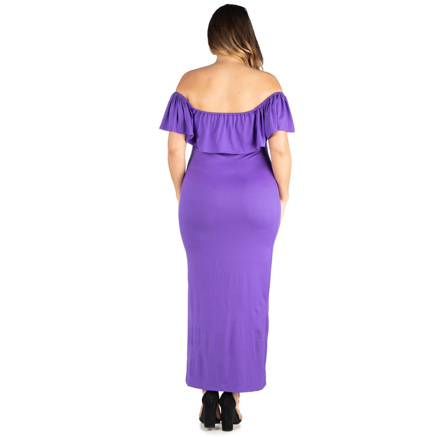 Платье макси с открытыми плечами и оборками 24seven Comfort Apparel размера плюс 24Seven Comfort Apparel, красный
Платье макси с открытыми плечами и оборками 24seven Comfort Apparel размера плюс 24Seven Comfort Apparel, красный