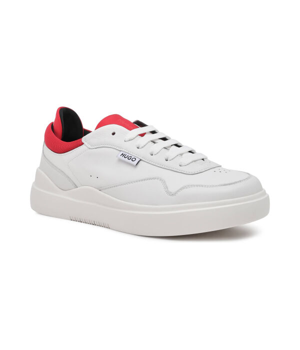 Кроссовки мужские Hugo кожаные с перфорацией, белый
Кроссовки мужские Hugo кожаные с перфорацией, белый