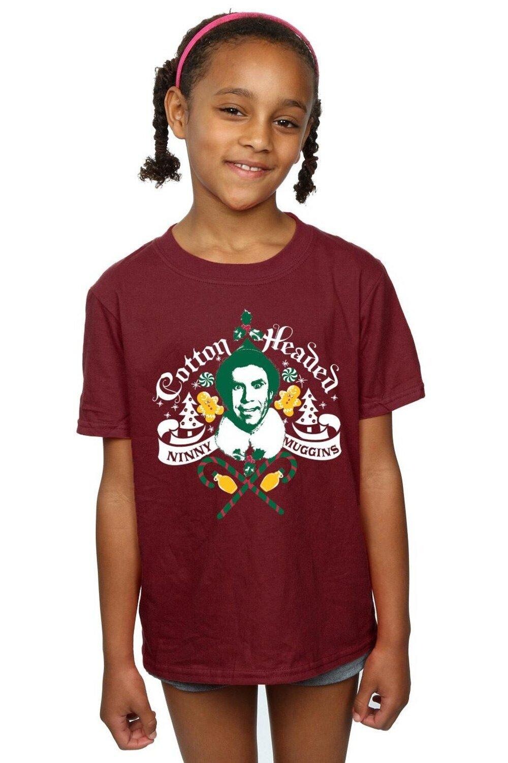 Хлопковая футболка Ninny Muggins с хлопковой головой Elf, красный
Хлопковая футболка Ninny Muggins с хлопковой головой Elf, красный