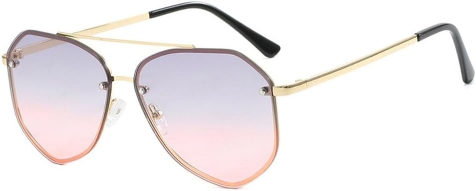 Модные солнцезащитные очки неправильной формы для женщин и мужчин, ретро, с двойной перемычкой, золотистой оправой, солнцезащитные очки с защитой от УФ-излучения UV400 TKKTLLT, Gold Grey Pink
Модные солнцезащитные очки неправильной формы для женщин и мужчин, ретро, с двойной перемычкой, золотистой оправой, солнцезащитные очки с защитой от УФ-излучения UV400 TKKTLLT, Gold Grey Pink