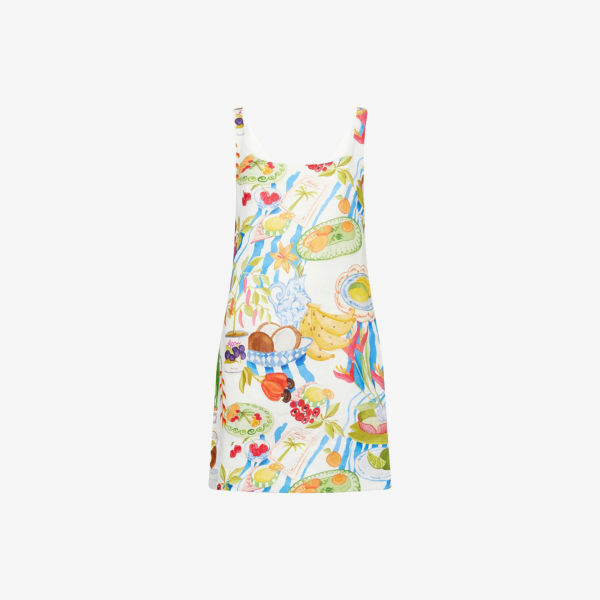 Мини-платье Table Farm Rio льняное с бретелями на плечах, белый
Мини-платье Table Farm Rio льняное с бретелями на плечах, белый