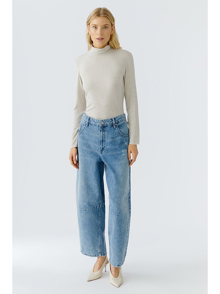 Oui Бежевый свитер с высоким воротником
Oui Бежевый свитер с высоким воротником