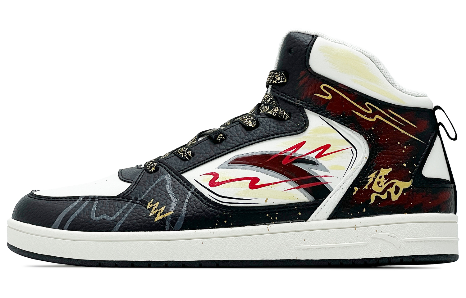 Маленькие zero feeling устойчивые к истиранию легкие увеличивающие рост кроссовки mid top для скейтбординга мужские ANTA, черный белый красный
Маленькие zero feeling устойчивые к истиранию легкие увеличивающие рост кроссовки mid top для скейтбординга мужские ANTA, черный белый красный